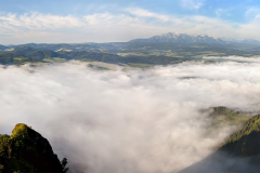 panorama z Tatrami